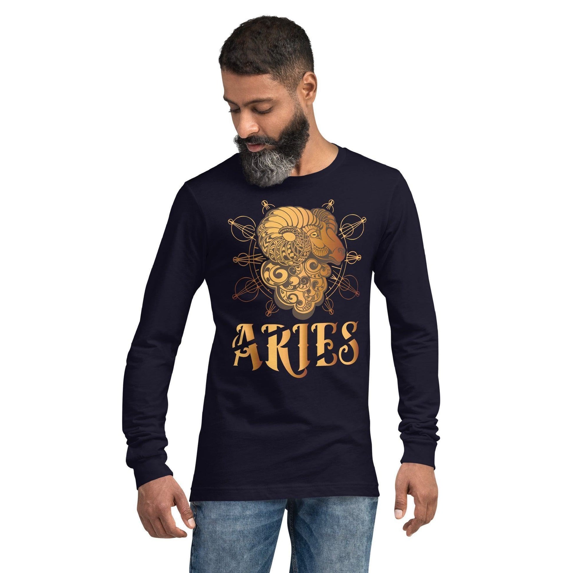 Sternzeichen Widder Langarmshirt Langarmshirt JLR Design