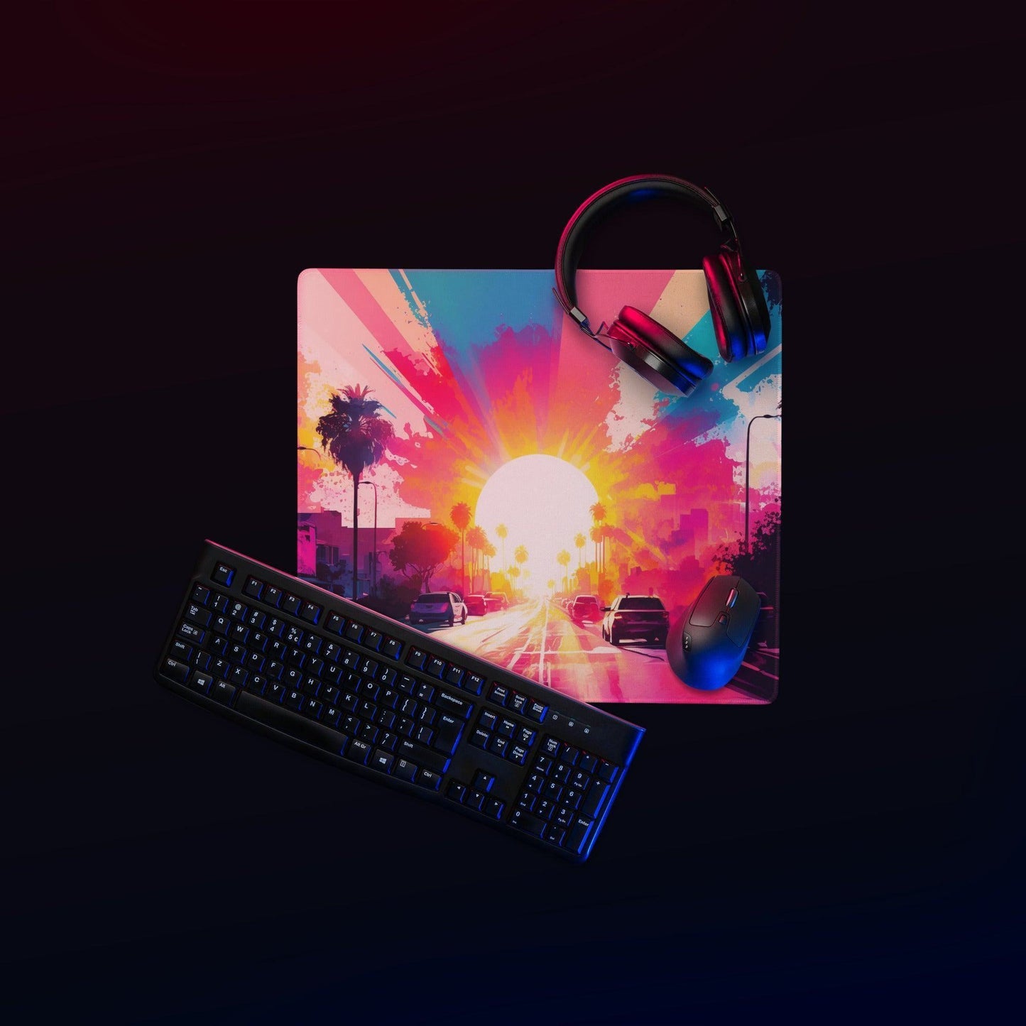 Sunset Mauspad Mousepad 49.99 Accessoire, angenehme, Arbeitsplatz, Autos, Comic, Computerarbeitsplatz, Daddeln, Design, Games, Gaming, gleichmäßige, gleiten, gummierte, Handhabung, hochwertige, Home, Lebensdauer, Maus, Mauspad, Mouse, Mousepad, Nähte, Oberfläche, Office, Pad, Polyester, Qualität, rutschfest, Sonnenuntergang, strapazierfähig, Strasse, Style, Sunset, Unterseite, Zocken, Zubehör JLR Design