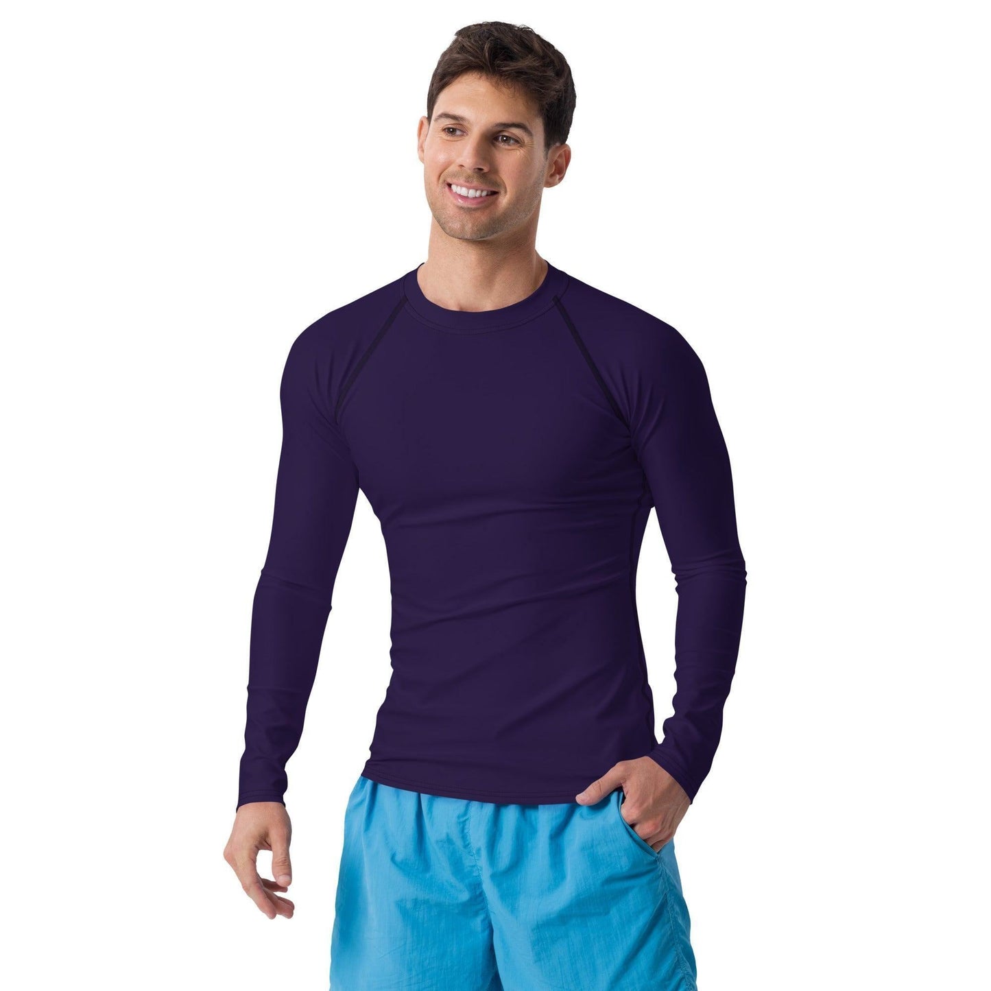 Tolopea Herren Rash Guard Rash Guard 54.99 4-Wege, Atmungsaktiv, bequem, einfarbig, Elastan, Flachnaht, Guard, Hautschutz, Kompression, Langarmshirt, lila, Männermode, Outdoor, Polyester, Rash, Sand, Schwimmen, Sonnenschutz, Sportbekleidung, Strandmode, Stretchstoff, Surfen, Tolopea, trocknend, Wassersport, Wind JLR Design