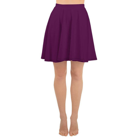 Tyrian Purple Skater Rock Skater Rock 46.99 einfarbig, Elastan, elastisch, lila, Oberschenkel, Overlocknaht, Polyester, purple, Rock, Skater, tyrian, USF50, weich JLR Design