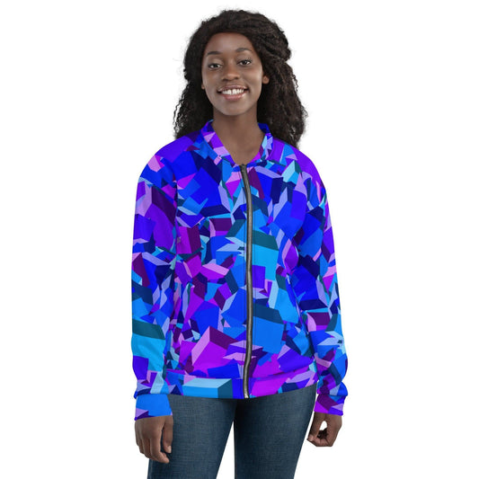 Violet Cube Bomberjacke Bomberjacke JLR Design