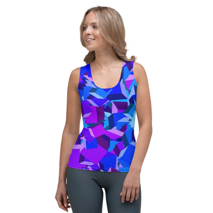 Violet Cube Damen Tank Top Tank Top 44.99 aktiv, angenehmes, atmungsaktiv, Ausschnitt, betont, Bewegungsfreiheit, breite, cube, Damen, Elastan, enganliegend, Farben, Fashion, Figur, Fitness, Frauen, Gym, Look, Mikrofasergarn, Mode, Muscle, Musthave, Outfit, Polyester, Sommer, Style, Tank, Top, Tragegefühl, Training, Träger, verschiedene, violet, würfel JLR Design