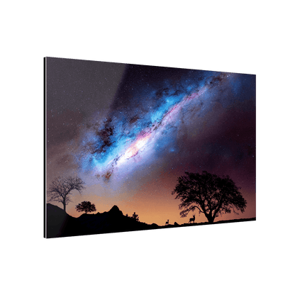 Watch the Stars Metall Poster 60x40cm Metallposter 89.99 Galaxie, Metal, Sterne, Sternennacht, Universum JLR Design