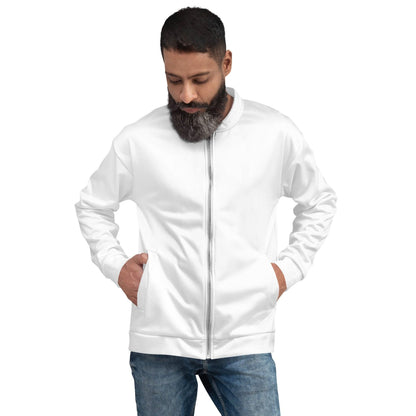 Weisse Bomberjacke Bomberjacke JLR Design