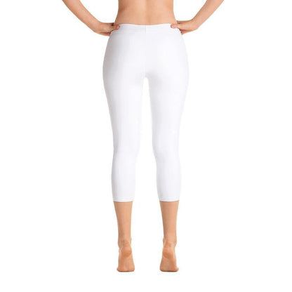 Weiße Damen Capri Leggings Capri Leggings 49.99 Alltag, bequem, Capri, Damen, Design, einfarbig, Elastan, enganliegend, entspannen, Leggings, Mikrofasergarn, Mode, modisch, Outdoor, Passform, Polyester, Sport, Stil, Style, USF50, verkürzt, vielseitig, Vier-Wege-Stretch, weiß, white JLR Design