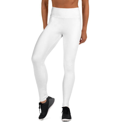 Weiße Damen Yoga Leggings Yoga Leggings 54.99 atmungsaktiv, Damen, einfarbig, Elastan, Fitness, Flexibilität, fließend, gleiten, Gummizug, High, Hüftbewegungen, kompression, Leggings, Mikrofasergarn, Polyester, Posen, Schutzfaktor, Sport, Stretch, Studio, stylisch, UV, Vier-Wege-Stretch, Waist, weiß, white, Yoga JLR Design