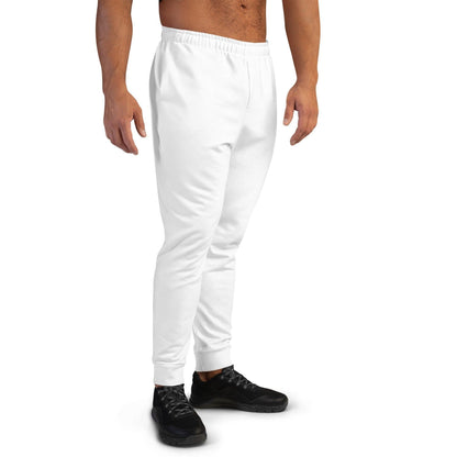 Weiße Herren Jogginghose Jogginghose 59.99 atmungsaktiv, Baumwolle, Bündchen, einfarbig, Elastan, Fitness, Fleece, Gym, Herren, Jogginghose, Kordelzug, Mann, Männer, OEKOTEX100, Passform, Passoform, Polyester, Relaxen, schlanke, Sport, Taschen, Tragekomfort, weiß, white JLR Design