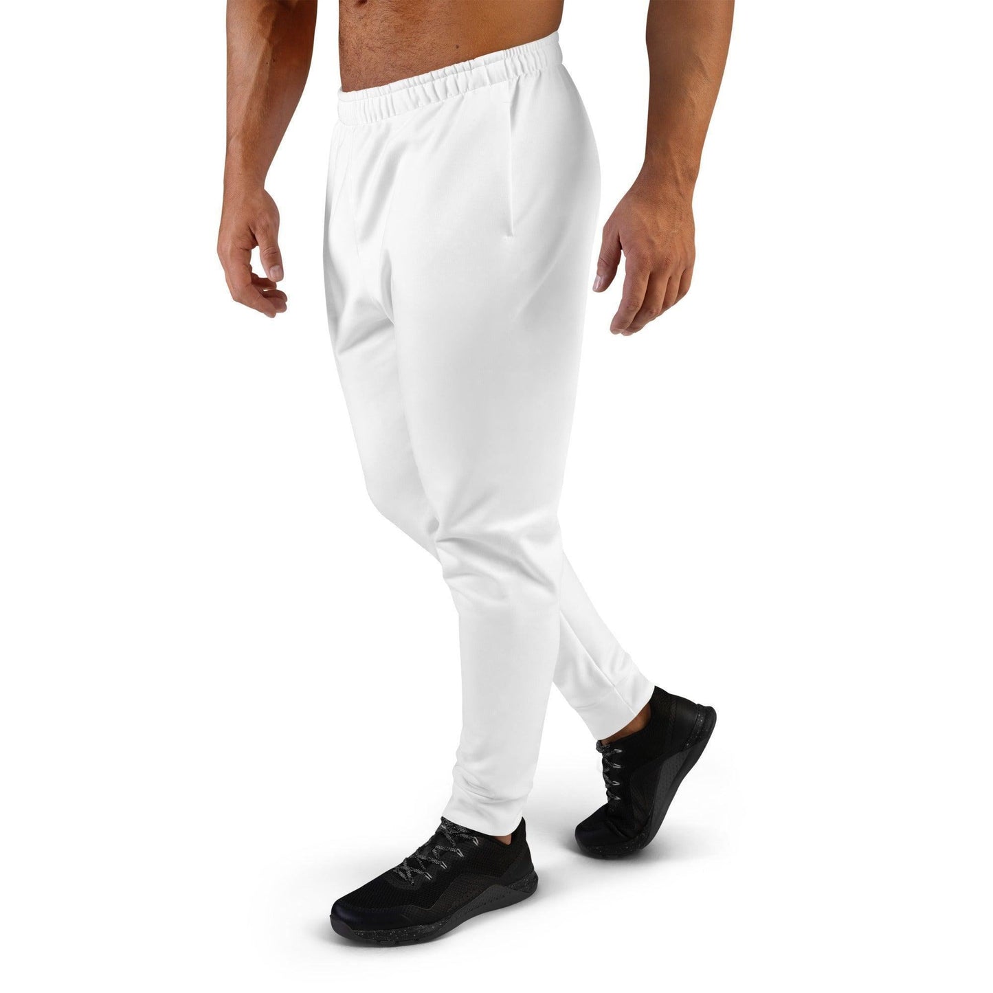 Weiße Herren Jogginghose Jogginghose 59.99 atmungsaktiv, Baumwolle, Bündchen, einfarbig, Elastan, Fitness, Fleece, Gym, Herren, Jogginghose, Kordelzug, Mann, Männer, OEKOTEX100, Passform, Passoform, Polyester, Relaxen, schlanke, Sport, Taschen, Tragekomfort, weiß, white JLR Design