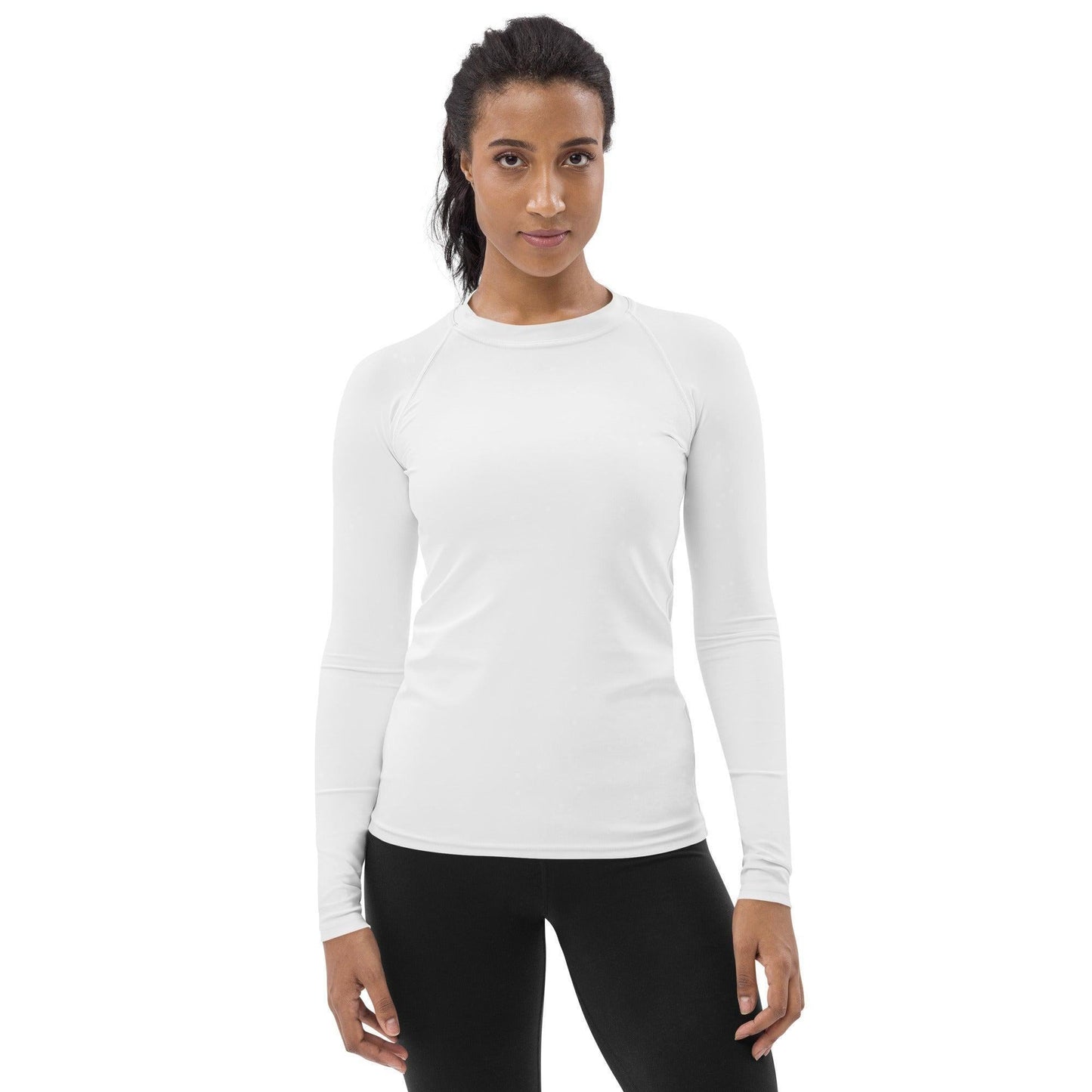 Weißes Damen Rash Guard Rash Guard 54.99 4-Wege, Atmungsaktiv, Badebekleidung, bequem, einfarbig, Elastan, Feminin, Flachnaht, Guard, Hautschutz, Kompression, Langarm, Langarmshirt, Männermode, Outdoor, Polyester, Rash, Sand, Schwimmen, Sonnenschutz, Sportbekleidung, Strandmode, Stretchstoff, Surfen, trocknend, Wassersport, weiß, white, Wind JLR Design