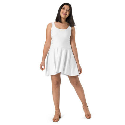 Weißes Skater Kleid -- Weißes Skater Kleid - undefined Skater Kleid | JLR Design