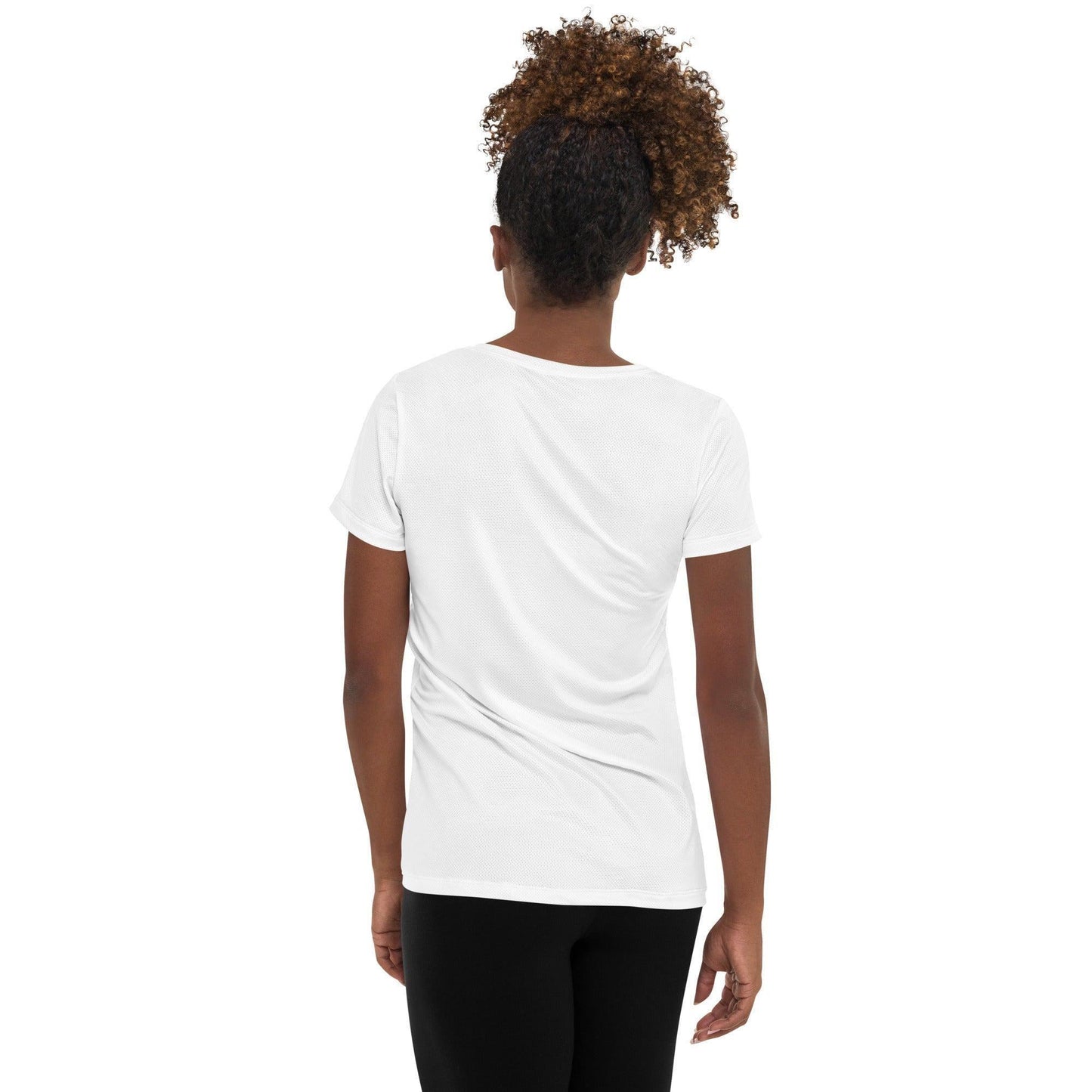 Weißes Sport T-Shirt für Damen -- Weißes Sport T-Shirt für Damen - XS Sport T-Shirt | JLR Design