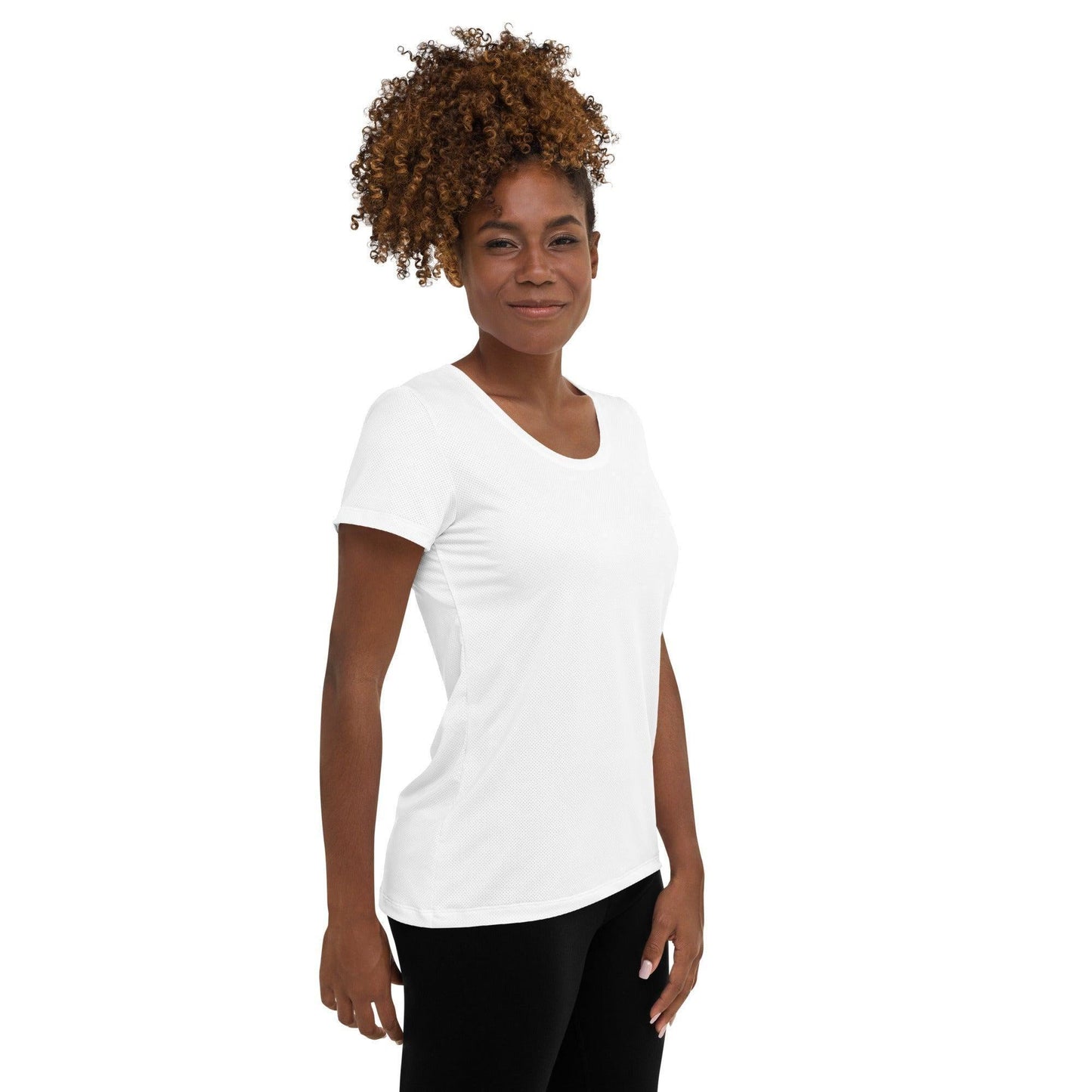 Weißes Sport T-Shirt für Damen -- Weißes Sport T-Shirt für Damen - XS Sport T-Shirt | JLR Design