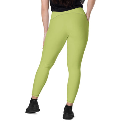 Wild Willow Damen V-Bund Leggings mit Taschen V-Bund Leggings 59.99 1 Tasche auf jeder Seite, atmungsaktives Material, Damen, Design, einfarbig, Elastan, Fashion, green, grün, Hoch tailliert, hoher Tragekomfort, Komfort, Mode, OEKOTEX100, Outfit, Polyester, schmeichelhafter Schnitt, Style, UPF50, V-Bund Leggings, Wild, Willow JLR Design