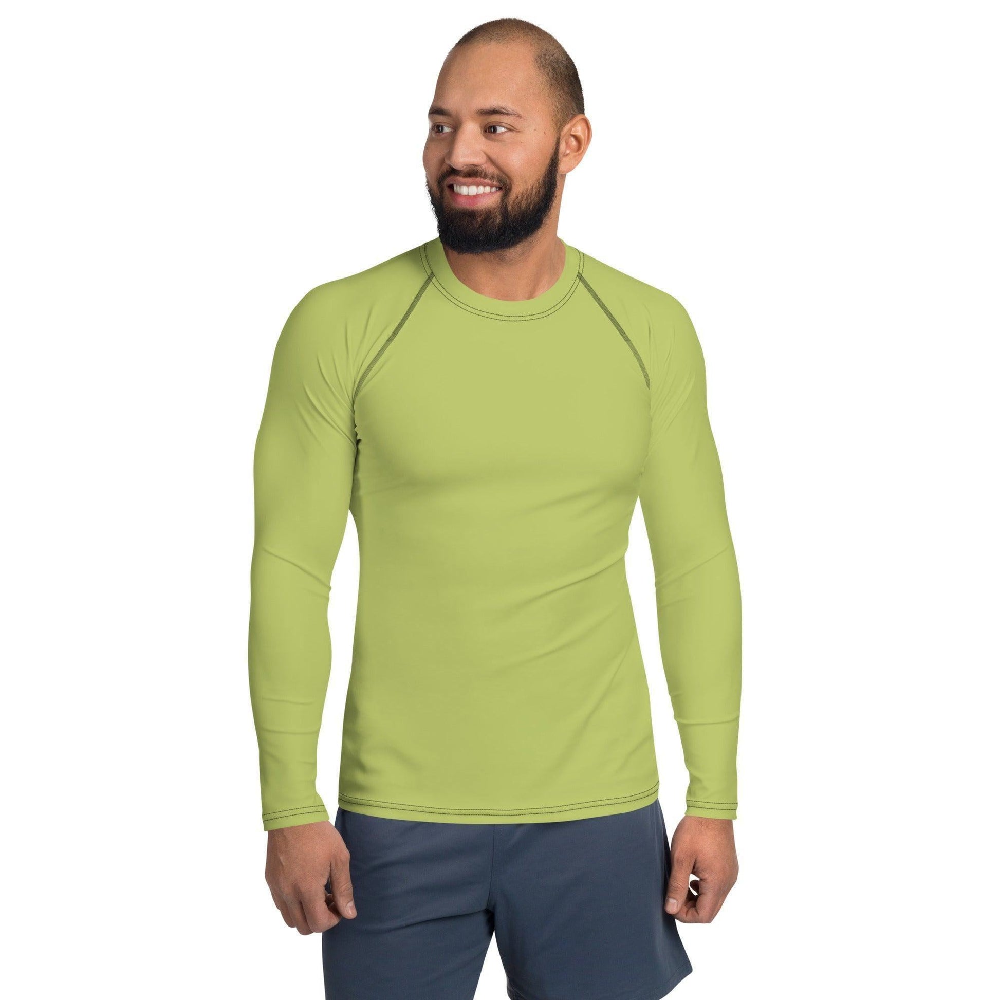 Wild Willow Herren Rash Guard Rash Guard 54.99 4-Wege, Atmungsaktiv, bequem, einfarbig, Elastan, Flachnaht, green, grün, Guard, Hautschutz, hellgrün, Kompression, Langarmshirt, Männermode, Outdoor, Polyester, Rash, Sand, Schwimmen, Sonnenschutz, Sportbekleidung, Strandmode, Stretchstoff, Surfen, trocknend, Wassersport, Wild, Willow, Wind JLR Design