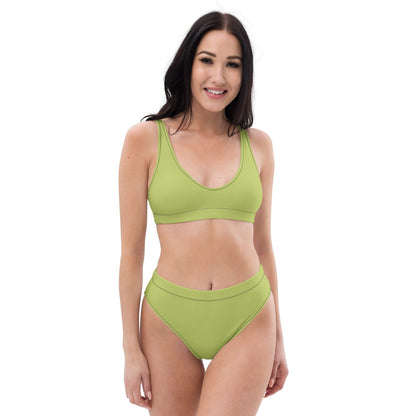 Wild Willow High Waist Bikini Bikini 49.99 Bikini, Design, einfarbig, Einlagen, Elastan, Fashion, green, GRS, grün, High, Mode, Passform, Polyester, Style, UPF50, Waist, Wild, Willow, zweilagig, zweitilig, Ökotex JLR Design