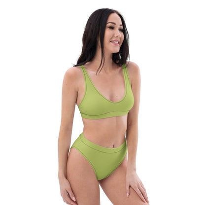 Wild Willow High Waist Bikini Bikini 49.99 Bikini, Design, einfarbig, Einlagen, Elastan, Fashion, green, GRS, grün, High, Mode, Passform, Polyester, Style, UPF50, Waist, Wild, Willow, zweilagig, zweitilig, Ökotex JLR Design