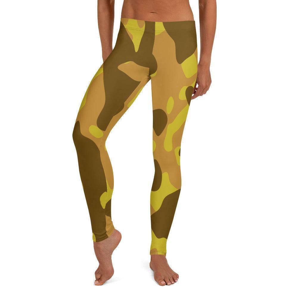 Yellow Camouflage Damen Leggings Leggings 59.99 Aktivität, Camo, Camouflage, Damen, Damenmode, dehnbar, Design, einfarbig, elegant, Fashion, figurbetont, Fitness, gelb, laufen, Leggings, Mode, Muster, Outfit, Pattern, Pilates, Sportbekleidung, Sportlerin, Streetwear, Stretch, stylisch, Tarnmuster, Tragekomfort, weich, yellowe, Yoga JLR Design